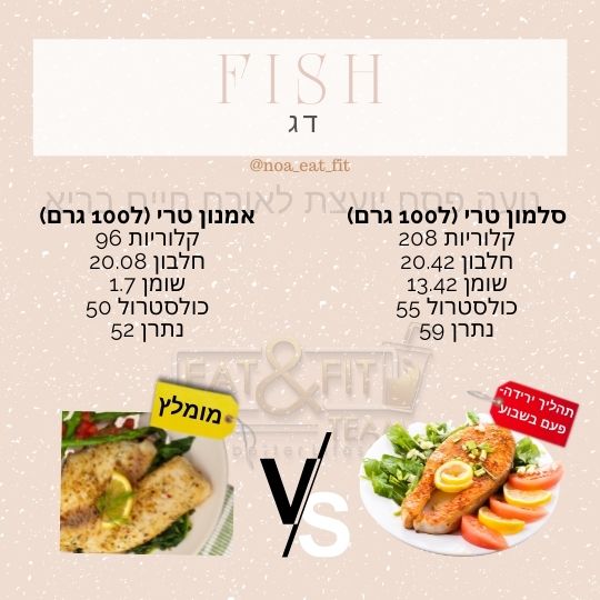 דג ערכים תזונתיים